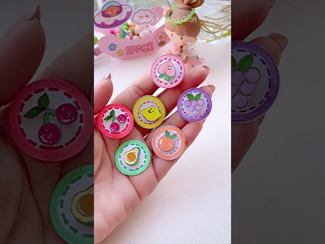 Easy & kawaii Sticker's Idea #shorts #art #diy #youtubeshorts