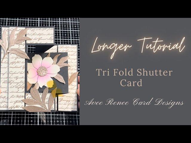 Tri Fold Shutter Card