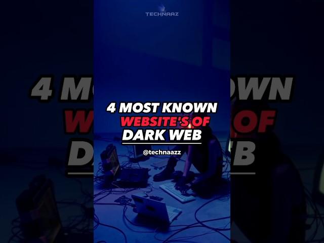 4 Most Known Websites Of Dark Web! #darkweb #tech #website #tips #shorts