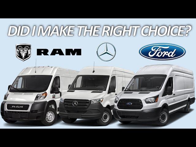 6 Reasons Why I bought the Ford Transit and NOT a Mercedes Sprinter or Ram Promaster