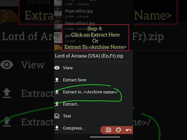 How to Extract Ppsspp games Zip File Using Zarchiver | How To Extract PPSSPP Games