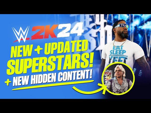 WWE 2K24: New & Updated Superstars, Hidden Content, Model Updates, New Attires, Creations & More!