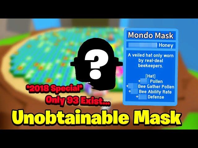 The RAREST Unobtainable Mask In Bee Swarm Simulator You Didn't Know About.. (2018 Special)