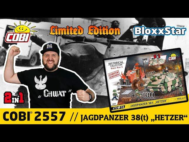 COBI® 2557 Jagdpanzer 38(t) Hetzer Limited Edition |▶️| Unboxing, Build, Facts, Review  4K ️