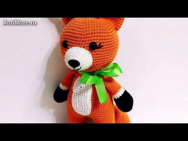 Амигуруми: схема Лисичка. Игрушки вязаные крючком - Free crochet patterns.