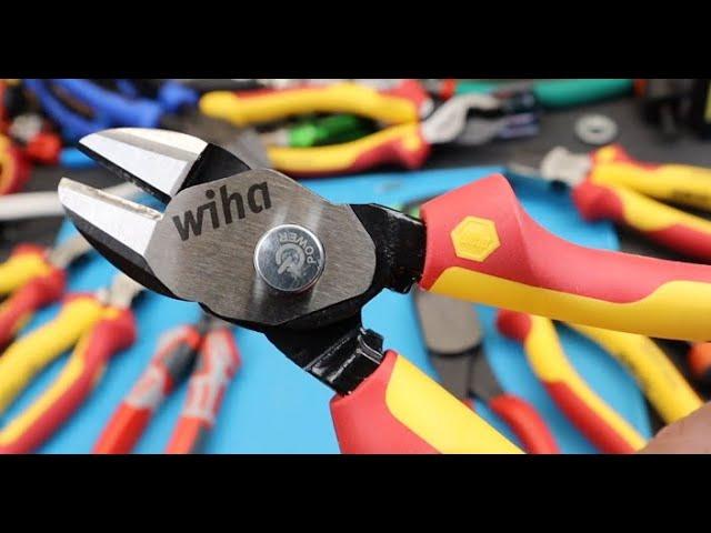 Buttery Smooth with a Power Button! Wiha Bicut Supercut Insulated Cutting Pliers w/ handle choices!