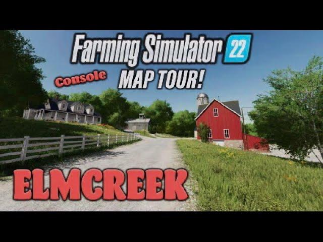 “ELMCREEK” FS22 EARLY MAP TOUR! | NEW MAP! Farming Simulator 22 (Review) PS5.