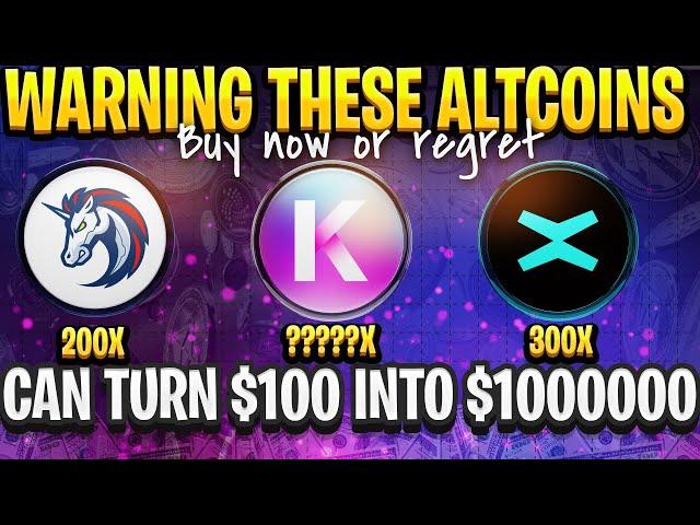 top 5 Best Low Cap Altcoins to BUY NOW - THESE ALTCOINS CAN TURN $100 INTO $100000  - DON'T MISS)