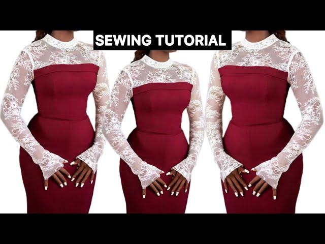 How to Sew This Beautiful Buster Dress With Yoke.