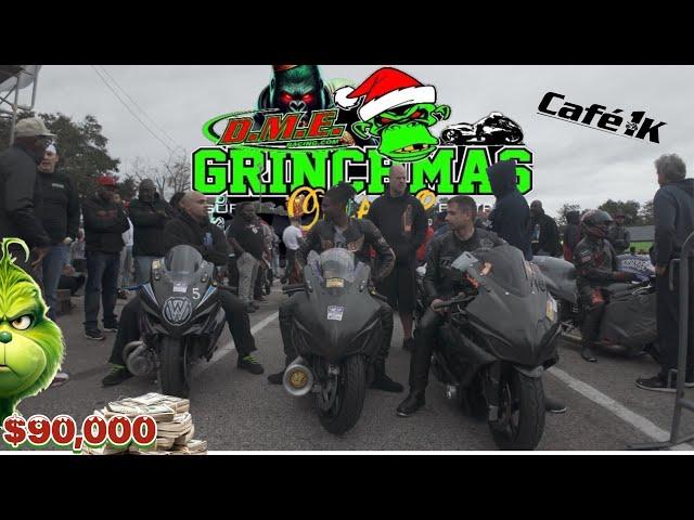 THE BATTLE FOR A $90,000 AT KOG GRINCHMAS ( KINGS OF GRUDGE ) WORLDS FASTEST MOTORCYCLES