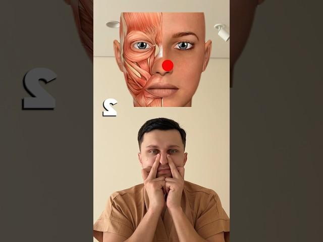 Упражнения от насморка #неврология #медицина #врач #упражнения #насморк