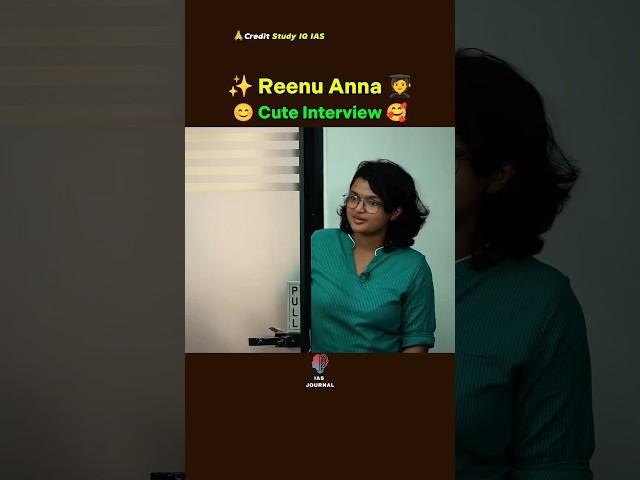 Reenu Anna  | Rank- 81  | Upsc | Mock Test Introduction 