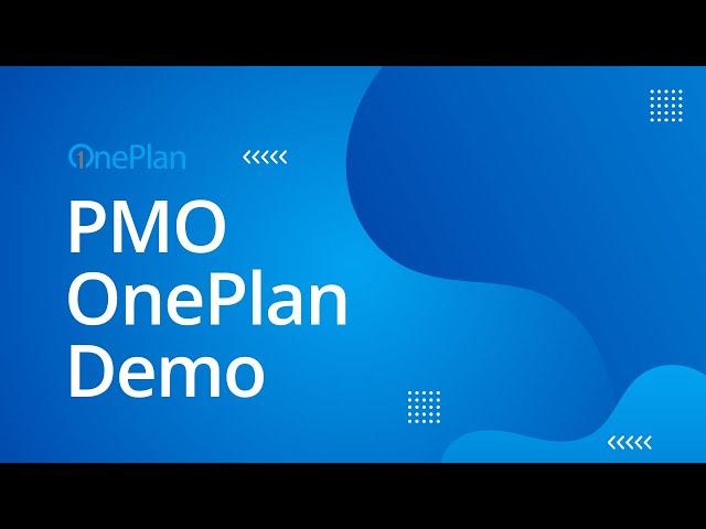 PMO OnePlan Demo