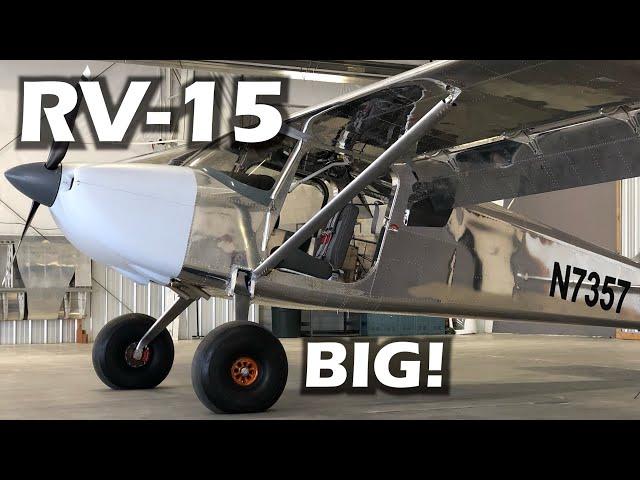 RV-15 BIG TIRES! Vans Aircraft - Epic Reveal Day 2