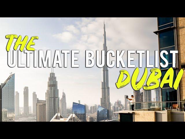 25 THINGS TO DO IN DUBAI UAE 