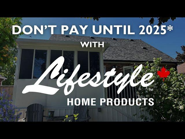 Don't Pay until 2025* with Lifestyle Home Products