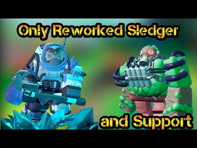 Only Reworked Sledger and Support Roblox Tower Defense Simulator