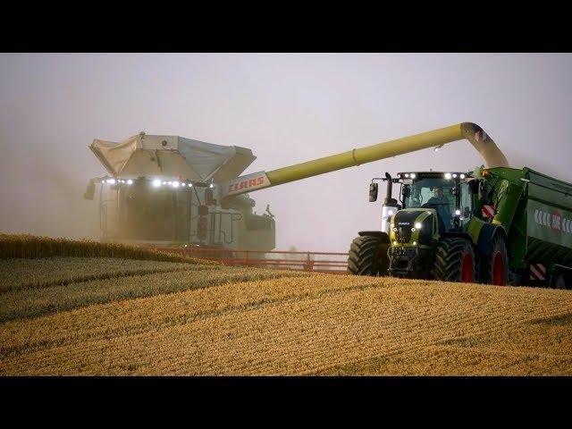 CLAAS LEXION 8000, 7000, 6000 - Обзор загрузки и выгрузки комбайна КЛААС ЛЕКСИОН