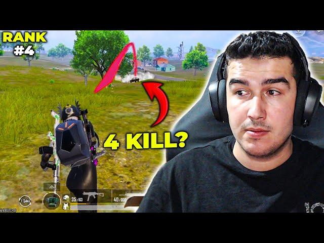 MAÇI KURTARAN BOMBA! ONE MAN SQUAD RANK 4. BÖLÜM PUBG MOBILE