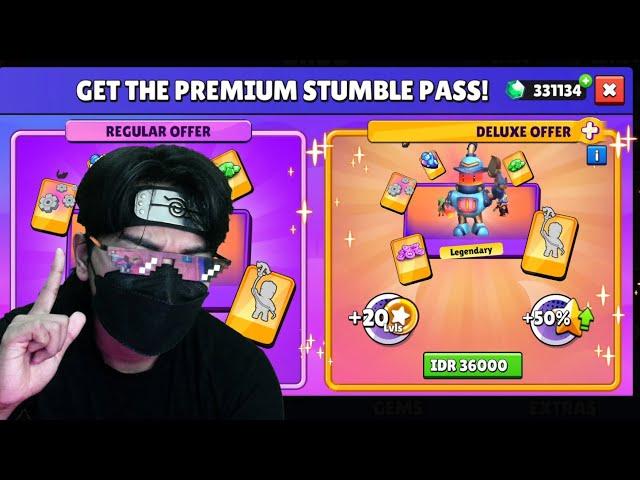 【STUMBLE GUYS】OPEN NEW STUMBLE PASS SIUUU!! LEST GO FINISH YOUR EPIC MAP