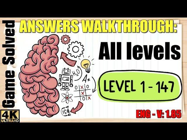 Brain Test: Tricky Puzzles || All levels 1-147 Answers Walkthrough (READ INFO)