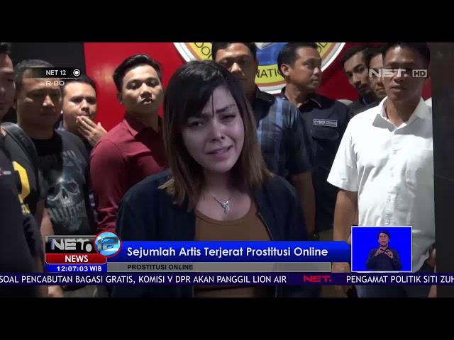 Sejumlah Artis Terjerat Prostitusi Online - NET 12