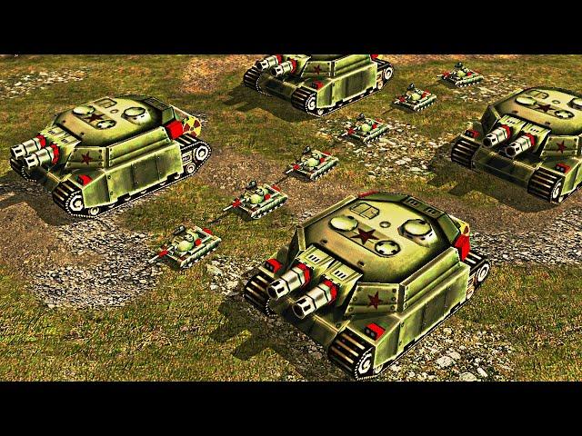 China Tank vs 7 USA BOSS - Command & Conquer Generals Apocalyptic