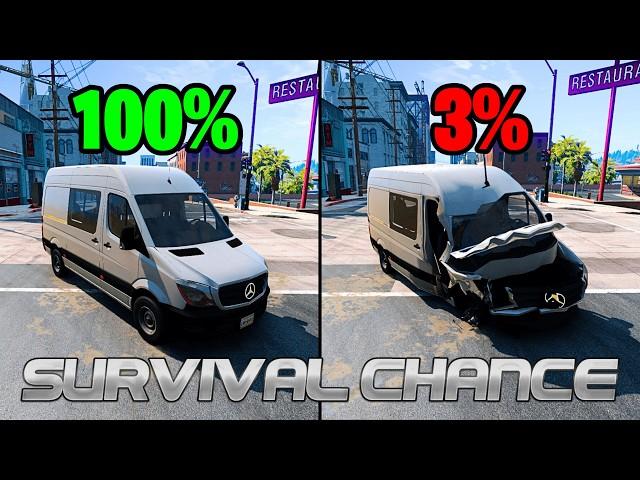 Realistic Survival Chance Crashes #21 | BeamNG.drive