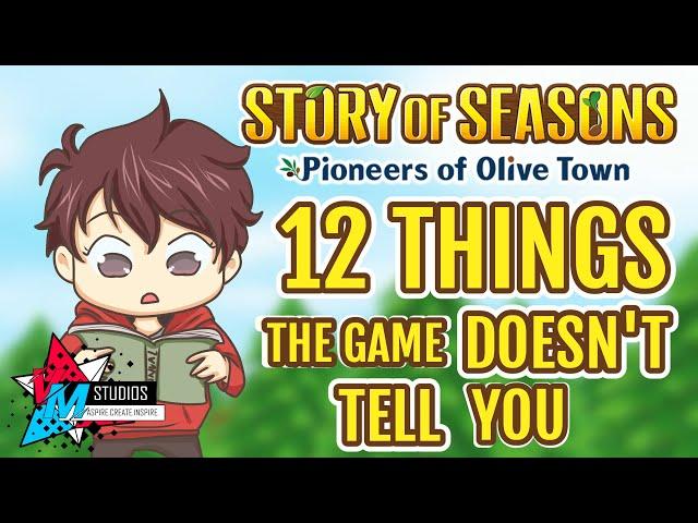 Story of Seasons: Pioneers of Olive Town (Switch): 12 Things The Game DOESN'T Tell You