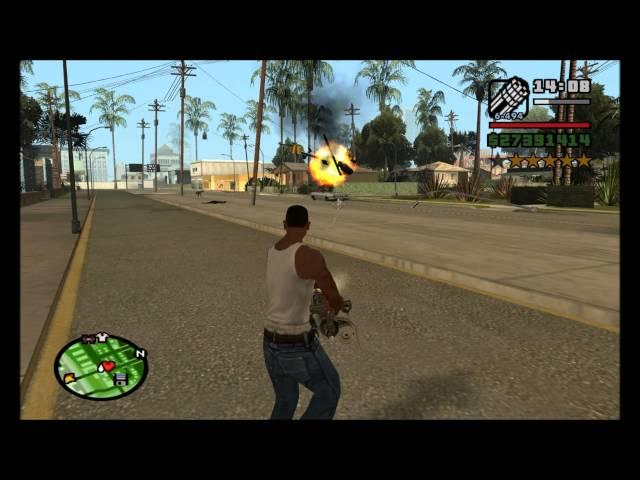 Gta San Andreas - Minigun lol