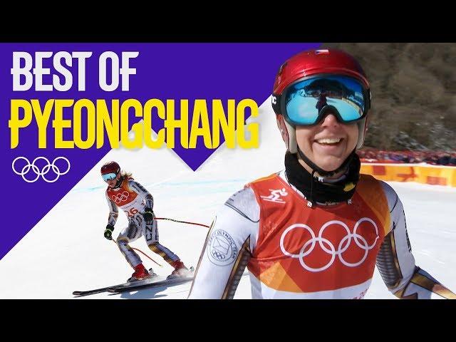 Relive Ester Ledecka's Super-G Gold Medal Run and Reaction! | Pyeongchang 2018 | Eurosport