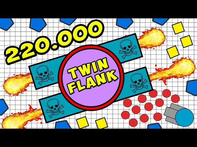 Diep.io ► BLEEDING, Hyde and tactics TWIN FLANK ► The strongest tank with cool guns