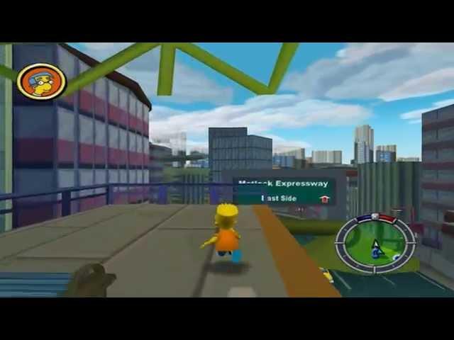 The Simpsons Hit and Run Walkthrough - Level 2 - All Wasp Cameras [HD]