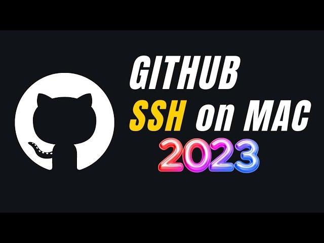 How to Setup SSH for GitHub on mac May 2023