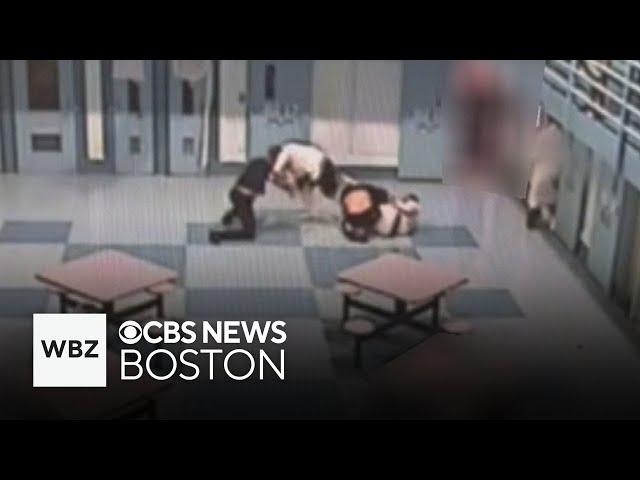 Video shows attack on Massachusetts correction officers