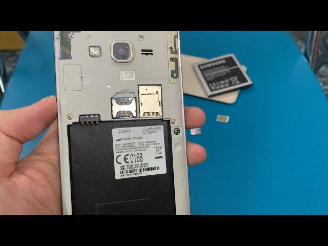 Samsung Galaxy J2 Prime: How to insert the SIM card & Sd card?