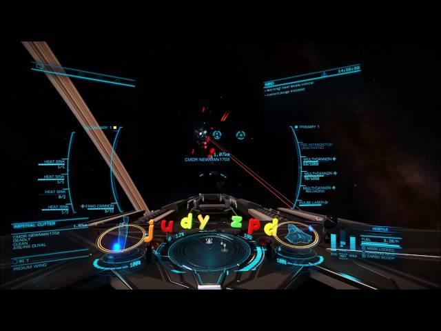 Elite Dangerous: Corvette (Judy) vs Imperial Cutter (Newman1702)