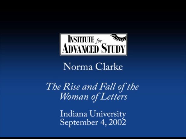 Visiting Fellow, Norma Clarke