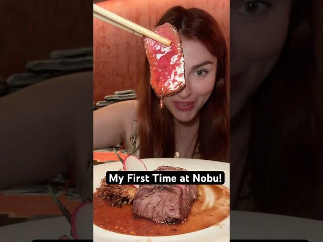 Everything I ate my first time at Nobu! #foodie #shorts #eating #nobu #japanesefood #nycfood #sushi