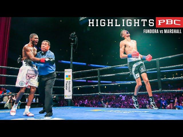 Sebastian Fundora KO's undefeated Donnie Marshall | Fundora vs Marshall