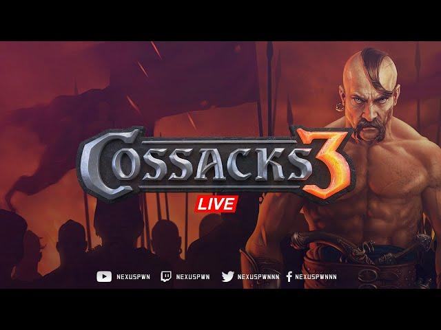 Könnyűtől a lehetetlen fokozatig | COSSACKS 3 | Twitch VOD 05.17