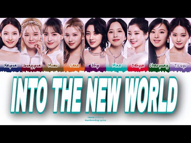 TWICE - 'Into The New World' by Girls Generation Color Coded Lyrics | nobodift