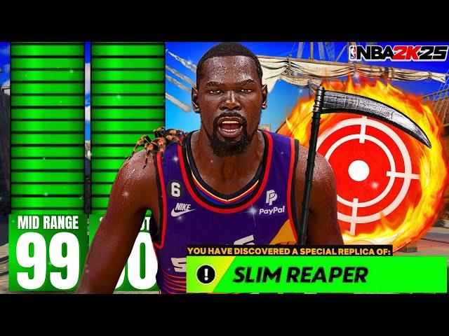 99 MID RANGE + 93 DUNK + 90 3PT KD BUILD CAN DO EVERYTHING!! THE ALL AROUND BEST BUILD IN NBA 2K25!!