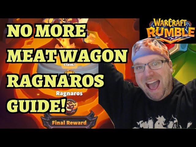 No More Meat Wagons! Ragnaros Boss Guide - Worgen Strategy - Molten Core Raid - Warcraft Rumble