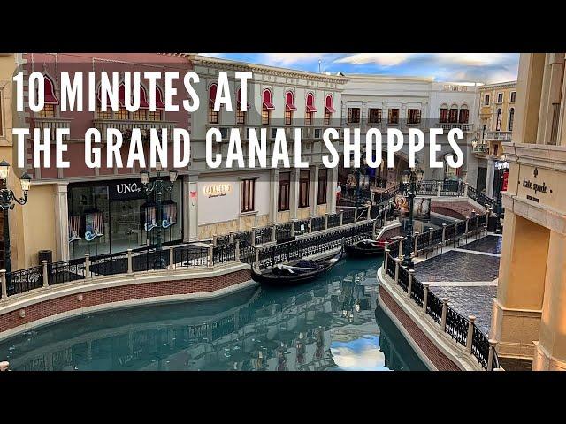 10 Minutes Early Morning Live Grand Canal Shoppes at The Venetian Resort Las Vegas