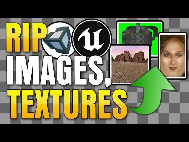 How to extract Textures and Pictures from any Game (UE4, Unity and more)