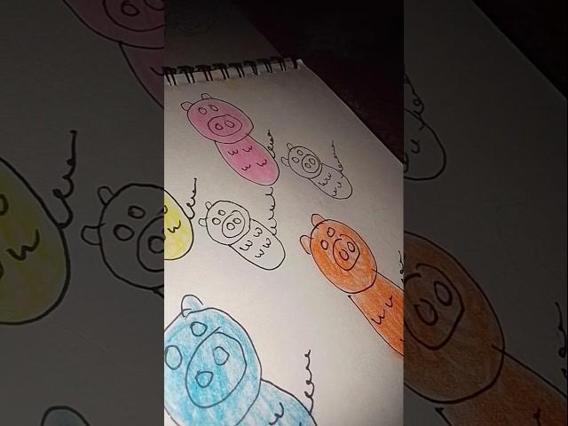 one circle one circle one big circle drawing #art #peppapig #drawing #drawingforkids