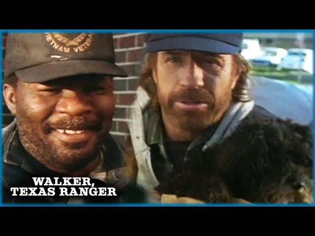 Walker Saves Homeless Man's Dog | Walker, Texas Ranger