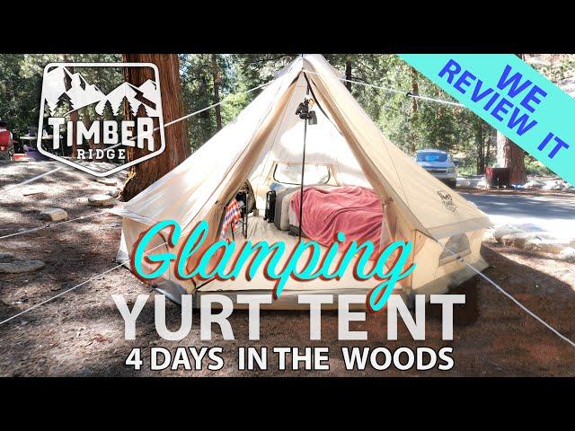 Timber Ridge 6 Person Glamping Yurt Tent REVIEW - Bringing Comfort to Your Next Camping Trip