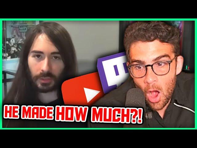 LEAKED Twitch vs YouTube Revenue | Hasanabi Reacts to Charlie (MoistCr1TiKaL)